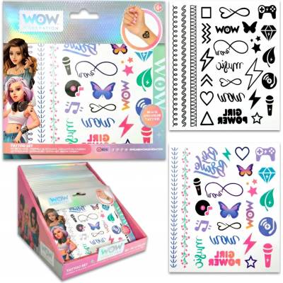 Kids Euroswan Sada tetovania WOW Generation 50 ks