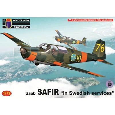 Kovozávody Prostějov SAAB Safir In Swedish services 1:72