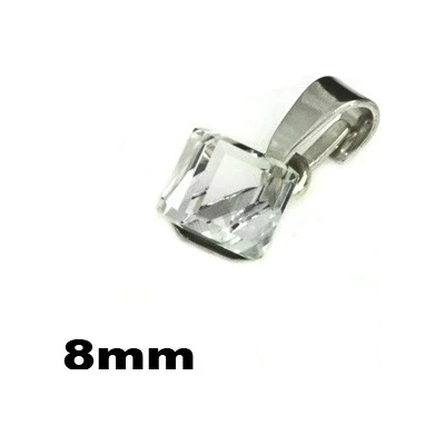 iŠperky Strieborný prívesok kocka Swarovski ID|106965