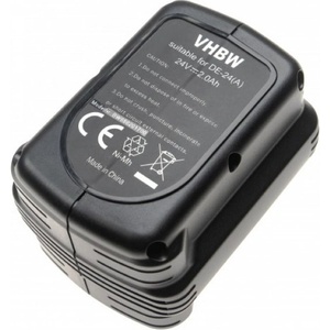 VHBW Батерия за DeWalt DE0240 / DE0241 / DW0240 / DW0242, 24 V, 2.0 Ah (888201700)