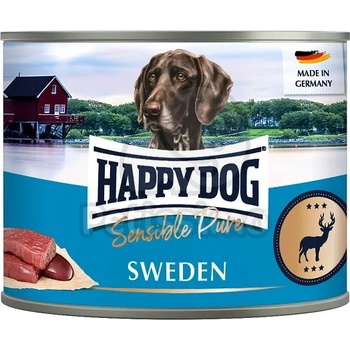 Happy Dog Sensible Pure Sweden - от Дивечово месо 6 x 200 г
