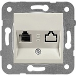 Panasonic РОЗЕТКА КОМПЮТЪРНА КАРЕ ПЛЮС МЕХ. БРОНЗ wktt04042br-eu2 (wktt04042br-eu2)