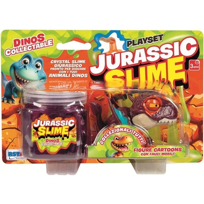 RS Toys Фигурка RS Toys Jurassic - Динозавър трансформер със слайм, лилав (12305E)