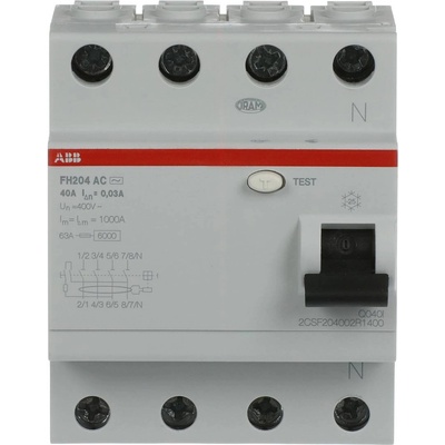 ABB ДТЗ 4p fh204 ac-40a/30ma (m518029)