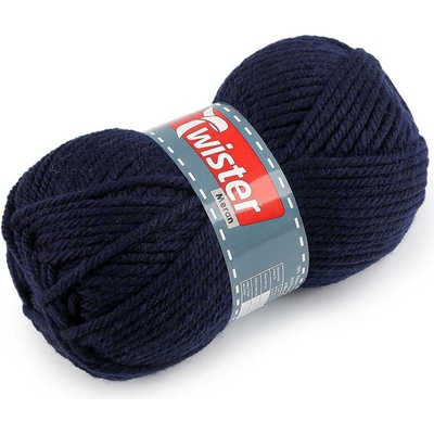 Pletací příze Meran 100 g Varianta: 8 (59) modrá tmavá, Balení: 1 ks 60559/156581/280646