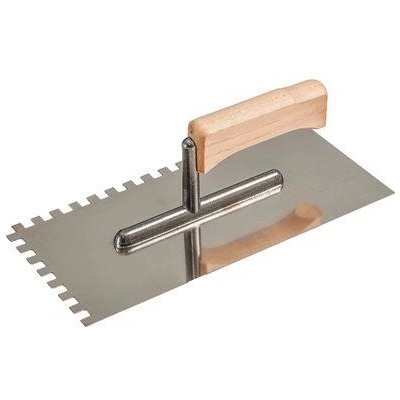 Hladítko Strend Pro Premium, HardWood, drevená rúčka, 270x130 mm, e8 mm, 0,7 mm, nerez