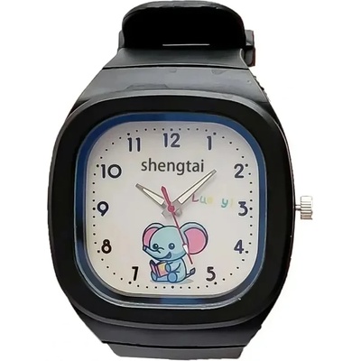 Nubi Детски часовник NUBKI Elsee PRO 10, Силиконова каишка, Черен (PRO10-BLACK)