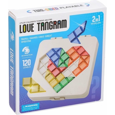 Wiky Tangram hlavolam srdce 12cm – Zboží Dáma
