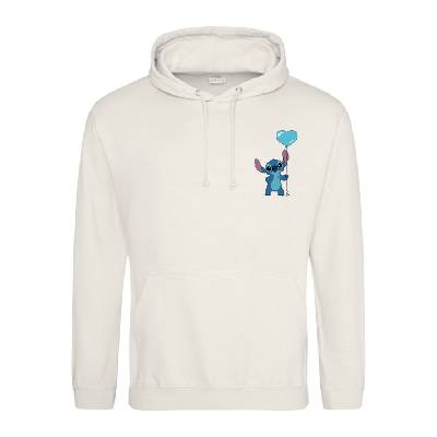 Суичър Character Disney Printed Adult Valentines Day Hoodie - Stitch Balloon