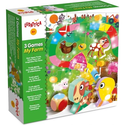 Lisciani Детски семейни и настолни игри Lisciani Ludattica Ферма