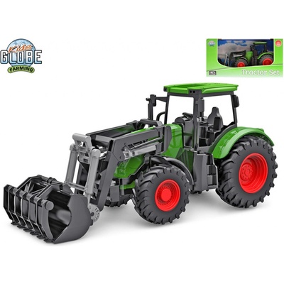 Kids Globe 540472 Traktor s nakladačem FARMING 1:24