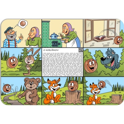 PokojovaDekorace.cz prostírání s audionahrávkou 108 O Koblížkovi 43x30cm