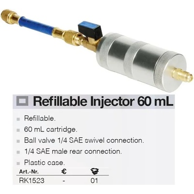 Errecom - Италия Инжектор за масло оцветител 60 мл ; errecom rk1523