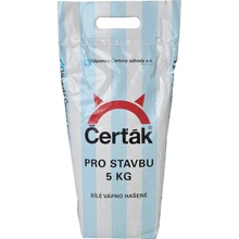 Vápno Čerťák hašené bílé pro stavbu 5 kg