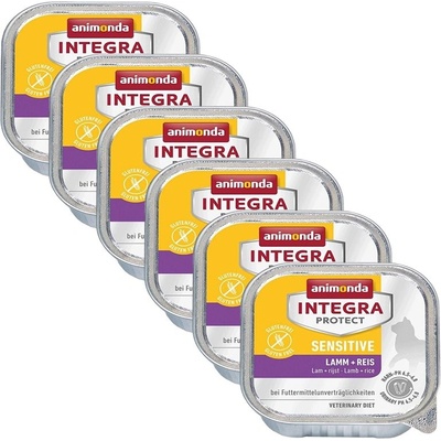 Animonda Integra Protect Cat Sensitive - агне с ориз 6 x 100 г