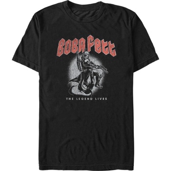 ZOOT. Fan Черна мъжка тениска с надпис Star Wars Boba Lauch ZOOT. Fan | Cheren | МЪЖЕ | L