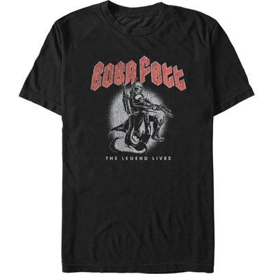 ZOOT. Fan Черна мъжка тениска с надпис Star Wars Boba Lauch ZOOT. Fan | Cheren | МЪЖЕ | L