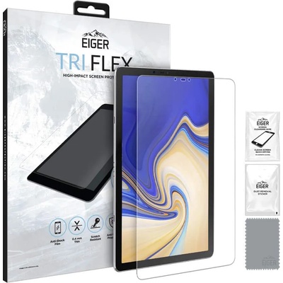 Eiger Tri Flex High Impact Film Screen Protector - качествено защитно покритие за дисплея на Samsung Galaxy Tab S4 10.5 (прозрачен)