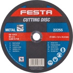 FESTA Режещ диск festa за метал 230 × 1, 6 × 22, 2 мм (22255fe)