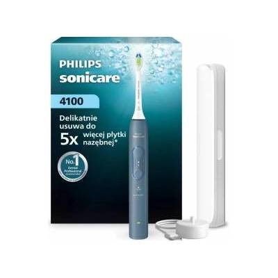 Philips Sonicare 4100 HX4043/48 електрическа четка за зъби (морско синьо)
