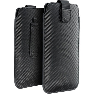 Pouzdro Forcell POCKET Carbon Case Apple iPhone 13 mini / 6 / 7 / 8 / 12 mini