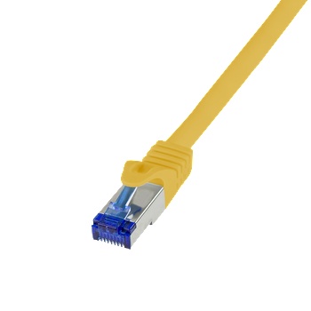 LogiLink Patch кабел Ultraflex, Cat. 6A, S/FTP, жълт, 15 м