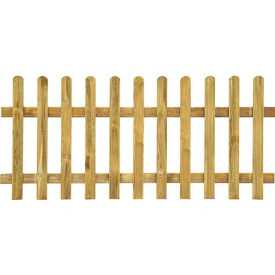 Drevený plot 178x80 cm prírodný impregnovaný