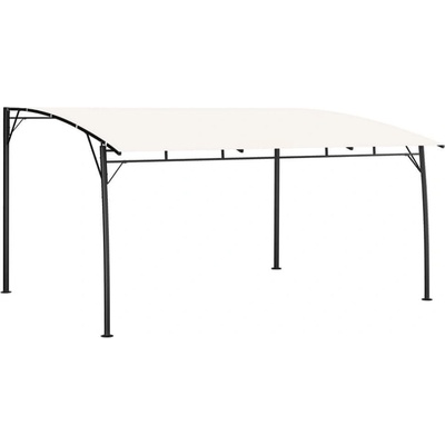 Greatstore Zahradní markýza 4 x 3 x 2,55 m krémová