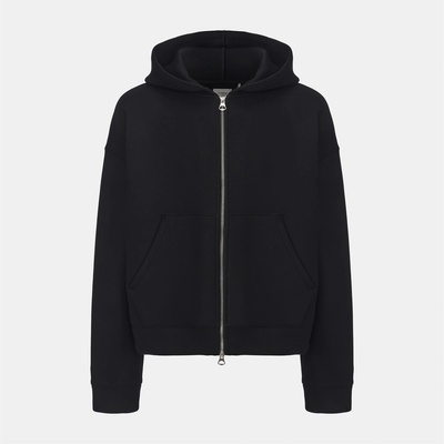 Firetrap Мъжки суичър Firetrap Scuba Full Zip Hoody Mens - Black