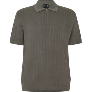 Armani Exchange Блуза с яка Armani Exchange Men's Knitted Polo Shirt - Chimera Khaki
