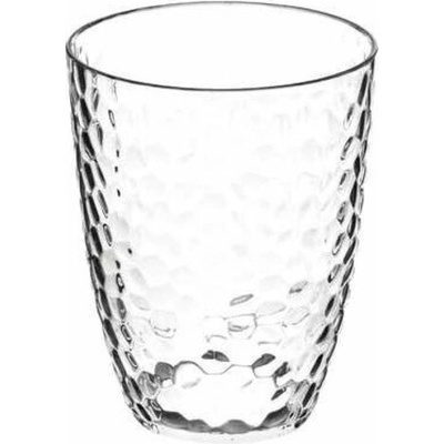 5five Průhledná polystyrenová sklenice na nápoje moderní 380 ml