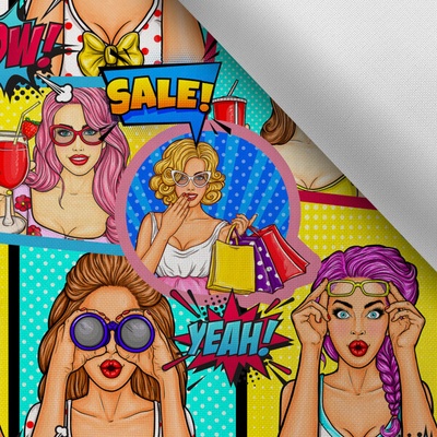 Takoy Nepromokavá látka s potiskem polyester TD / NS komiks
