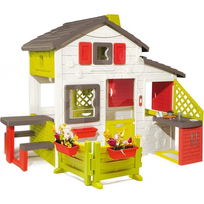 Smoby Domeček Friends House s kuchyňkou a zahrádkou