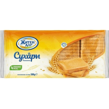 Житен Дар Пшеничени сухари Житен дар 500 г