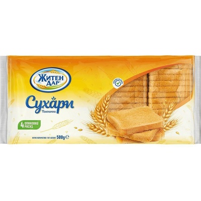 Житен Дар Пшеничени сухари Житен дар 500 г
