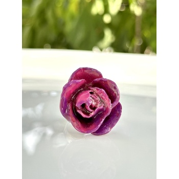 Meganflo Пръстен "Лилава малка роза