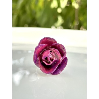 Meganflo Пръстен "Лилава малка роза