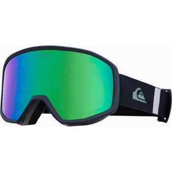 Quiksilver Мъжка маска за сноуборд Quiksilver Harper black/clux ml green