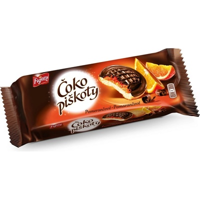 Figaro Čokopiškóty pomaranč 6 x 147 g