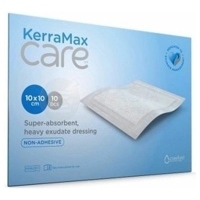 KerraMax Care Superabsorpčné, neadhezívne krytie na rany (10 x 10 cm) 10 kusov