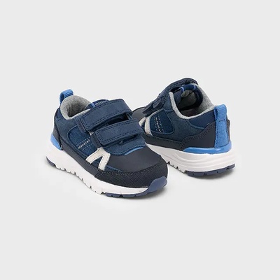 Mayoral Маратонки Running urban морскосин цвят за бебе момче с велкро Mayoral
