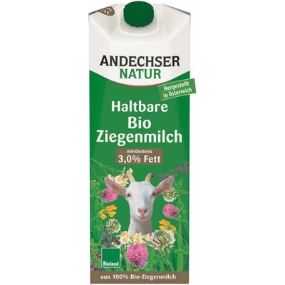 Andechser Natur Kozie mlieko BIO 3,0% tuku 1000 ml