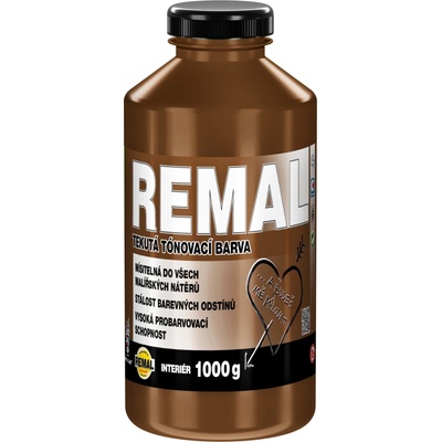 REMAL tónovací barva 1 kg hnědá