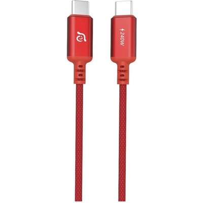 Adam ACBADP200RD USB-C na USB-C 240W, 2m, červený