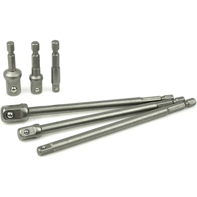 Sada adaptérů do vrtačky 1/2" 3/8" 1/4" 6 ks GEKO G10172