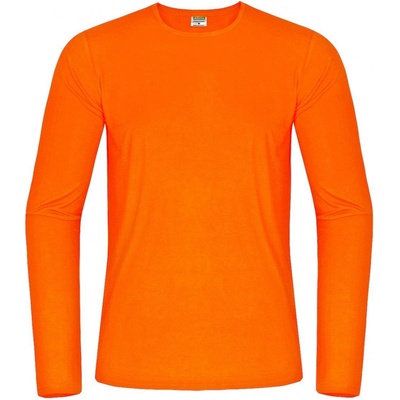 Classic bambusové tričko dlouhý rukáv Bambutik MUŽ oranžová