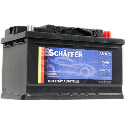 SCHAFFER 12V 75Ah 640A AB075