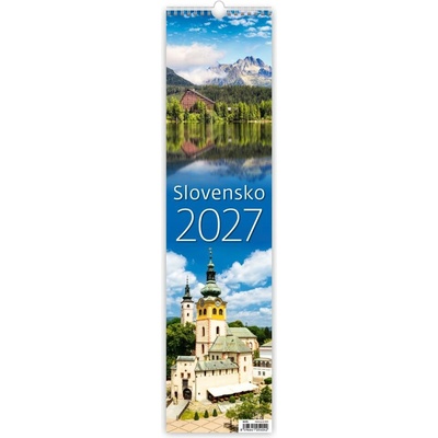Nástenný Slovensko viazanka 12 x 48 cm 2027