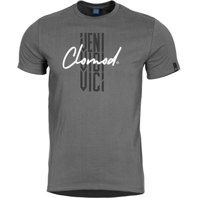 CloMod Кратка тениска "Veni", сива (C090011-VE-08WG)