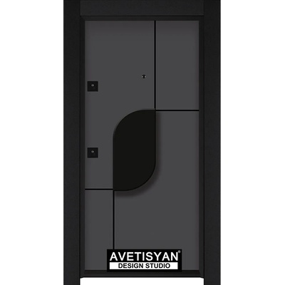 Haska Входна врата Lux Стар 47 - Антрацит (цена без монтаж)